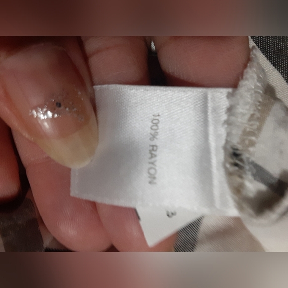 J Jill Women's Plus Size Long Sleeve Button Shirt Blaco White Block Stripe 2X-3X - Picture 8 of 8